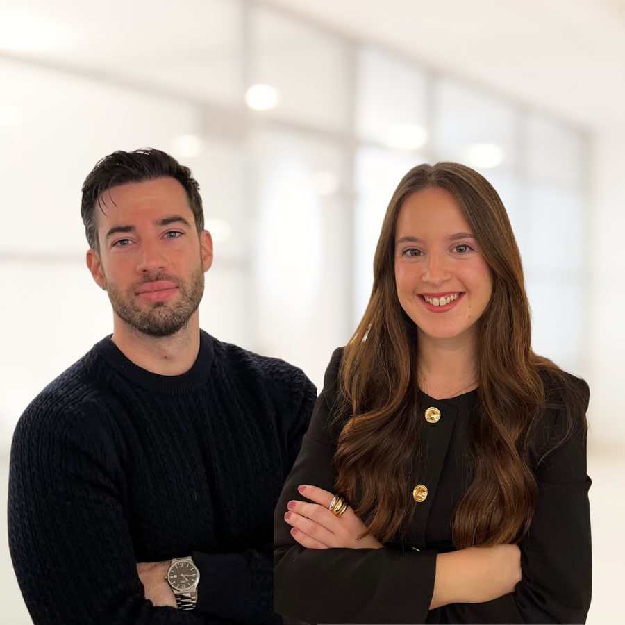 Jonatan Aguilera y Carlota Magallón, fundadores de Luxor Talent